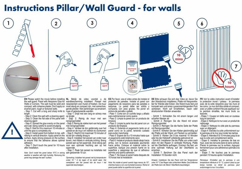 Protector de pared/columna Pillar/Wall Guard UB8000GR00 3