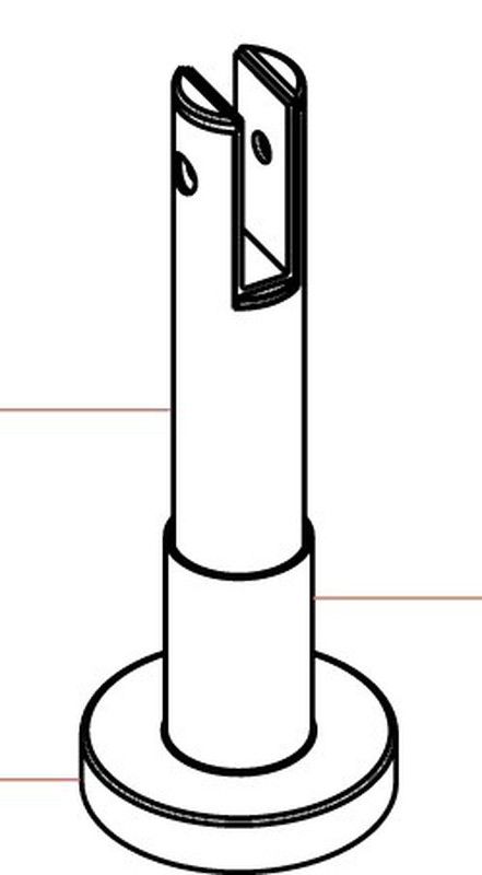 Soporte pie pata  SM.025 JNF WC9002IM00 3