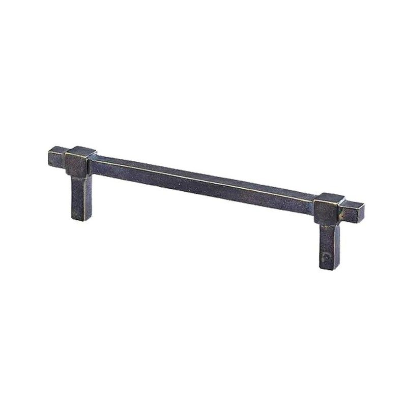 Tirador CROSS en bronce antiguo Jolie 6