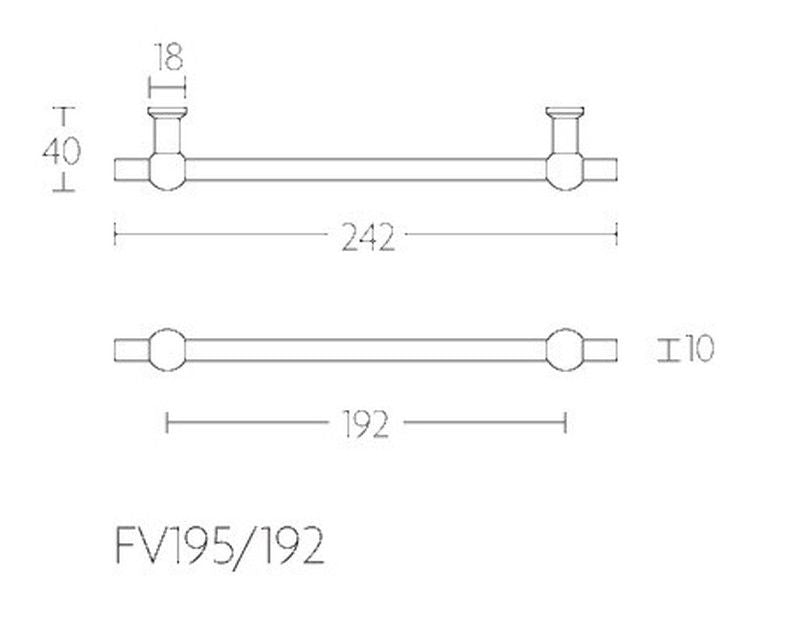 Tirador  FV195/192 Formani Ferrovia A1195 192mm 2