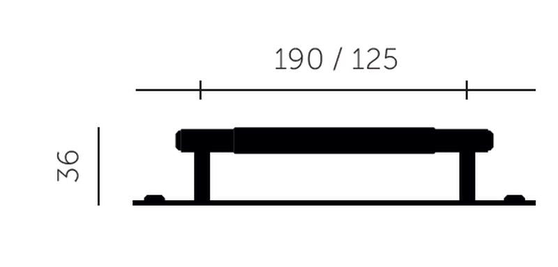 Tirador LINEAR Buster + Punch con placa A2520 5