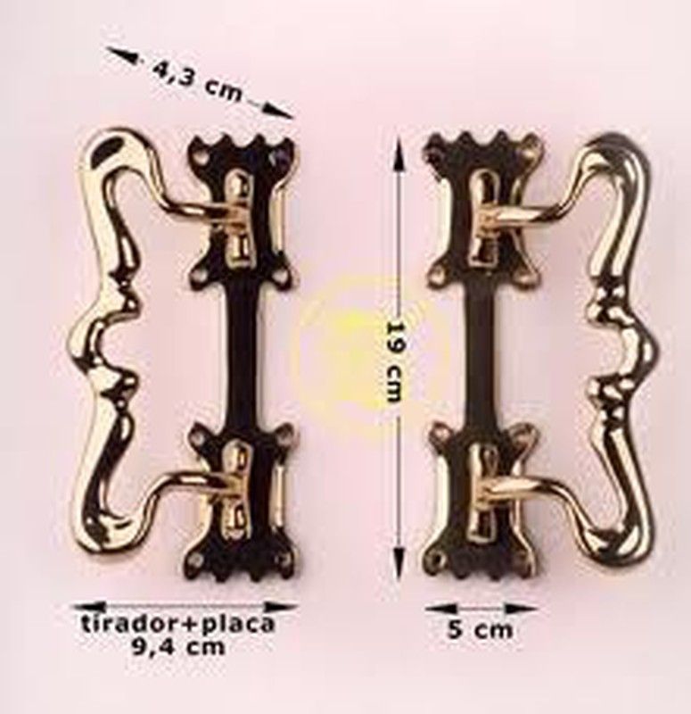Tirador modernista con placa 497 MS MA0497LP00 4