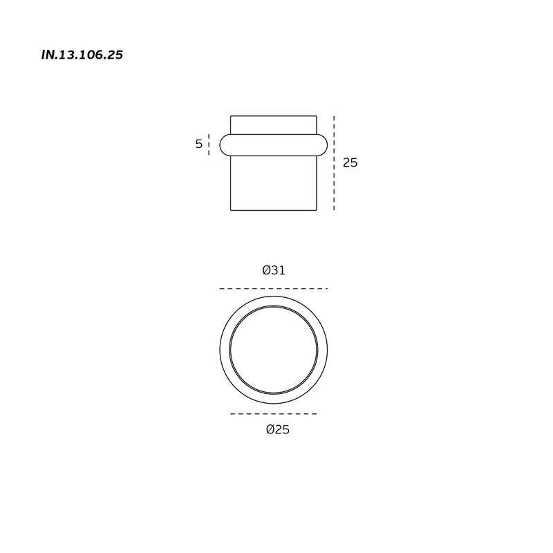 Tope de puerta IN.13.106.25 JNF UT1295IM00 2