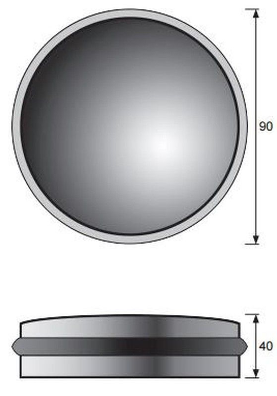 Tope de puerta retenedor inox 90mm Micel ref.UT1019AI90 2